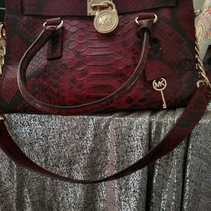 Michael Kors Vintage snakeskin satchel